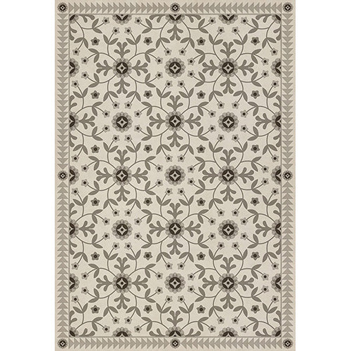 Whig Rose - Meditations Divine & Moral Vinyl Floorcloth