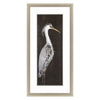 DeRice Heron on Black II Framed Art