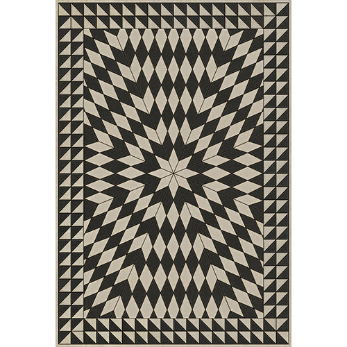 Sunburst - Of Night & Light Vinyl Floorcloth