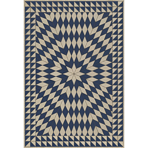 Sunburst - Wide Across The Lakes Vinyl Floorcloth