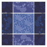 Garnier Thiebaut Hortensias Bleu Jacquard Tablecloth