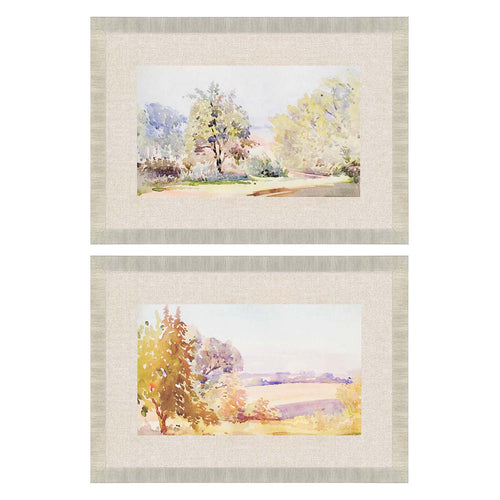 Arnold Sunrise/Serene Framed Art Set of 2