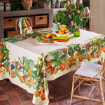 Garnier Thiebaut Vintage Garden Natural Tablecloth