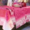 Garnier Thiebaut Geraniums Rose Jacquard Table Runner