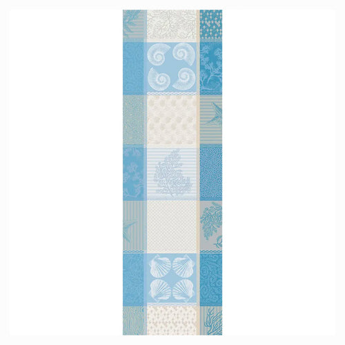 Garnier Thiebaut Mille Oceans Ecume Jacquard Table Runner