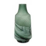 Teal Swirl Vase