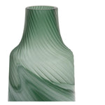 Teal Swirl Vase