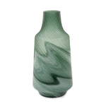 Teal Swirl Vase