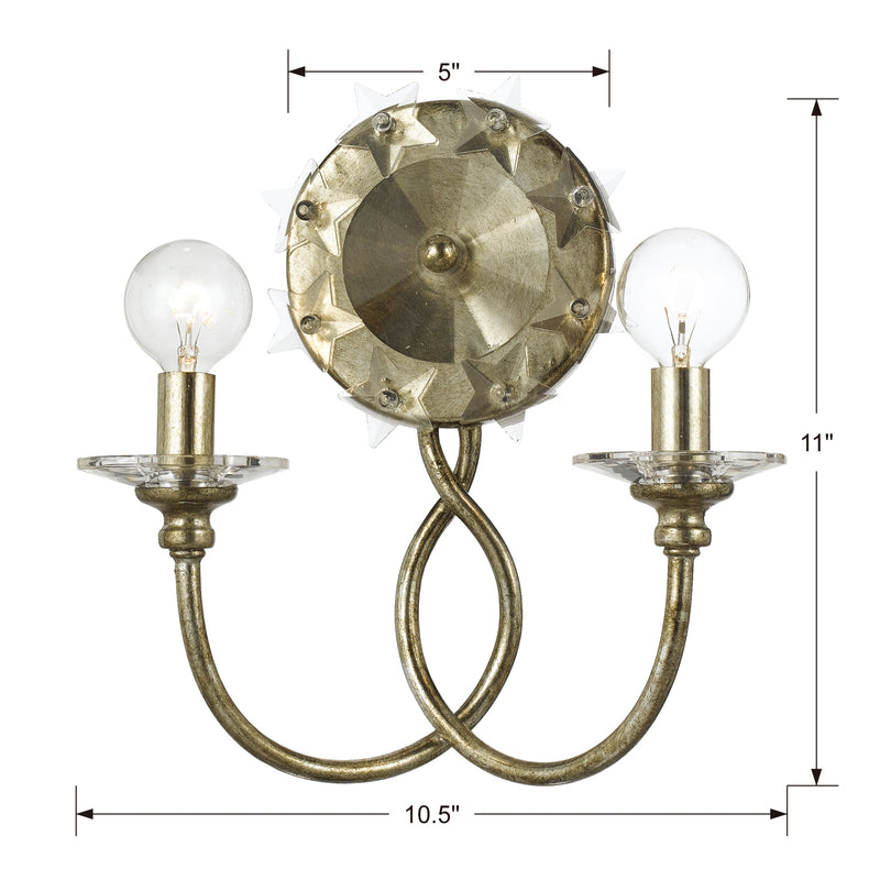 Crystorama Willow Wall Sconce