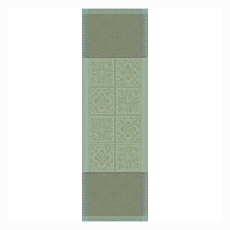 Garnier Thiebaut Harmonie Opaline Jacquard Table Runner