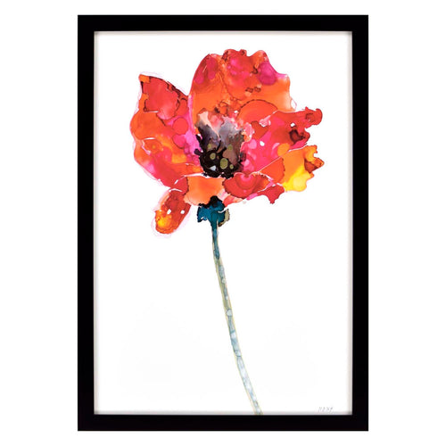 Mann Vivid Flower IV Framed Art