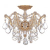 Crystorama Maria Theresa 3-Light Semi Flush Ceiling Mount