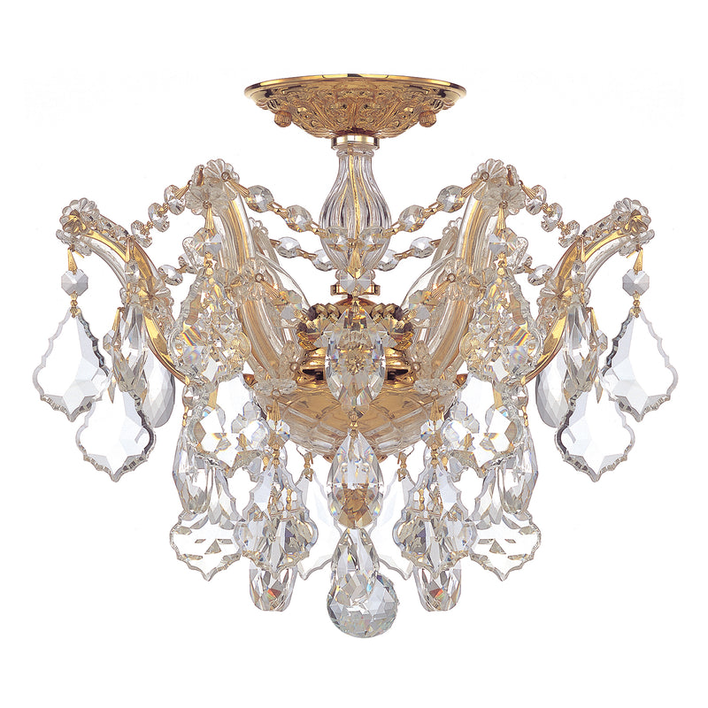 Crystorama Maria Theresa 3-Light Semi Flush Ceiling Mount