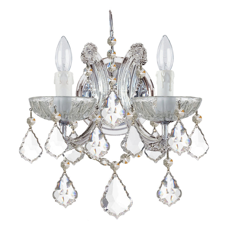 Crystorama Maria Theresa 2-Light Wall Sconce