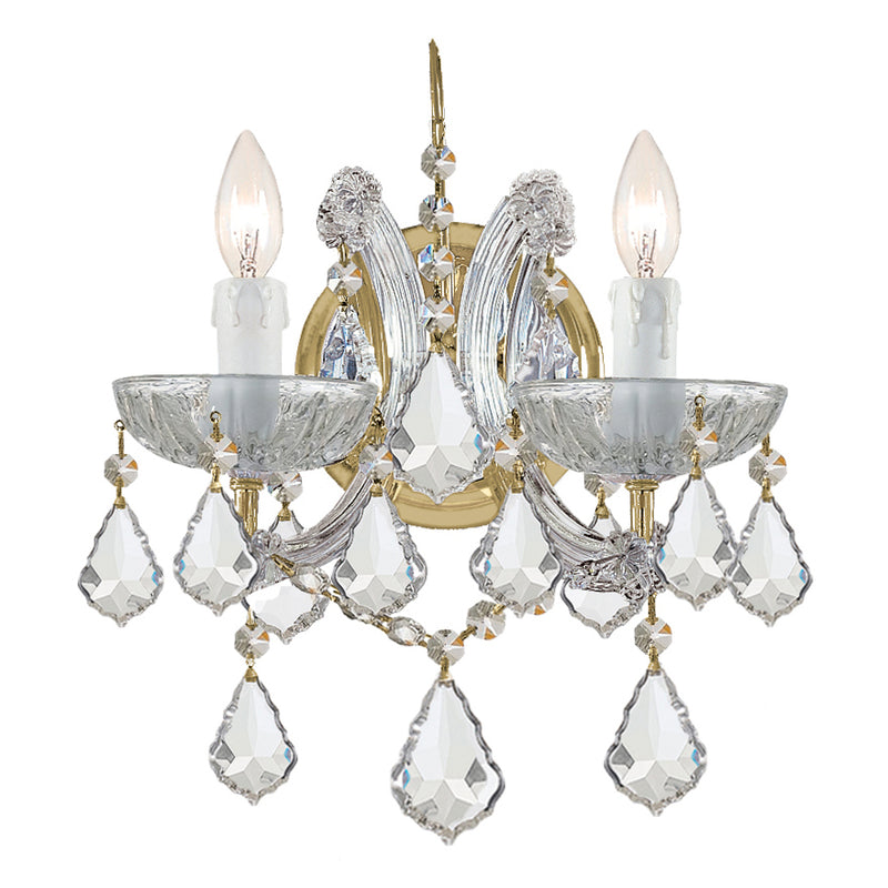 Crystorama Maria Theresa 2-Light Wall Sconce