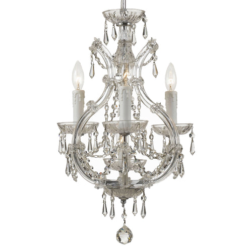 Crystorama Maria Theresa 4473 4-Light Mini Chandelier