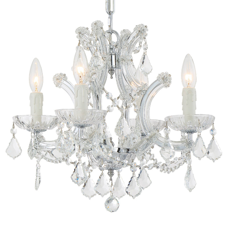 Crystorama Maria Theresa 4474 4-Light Mini Chandelier