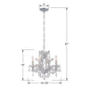 Crystorama Maria Theresa 4474 4-Light Mini Chandelier