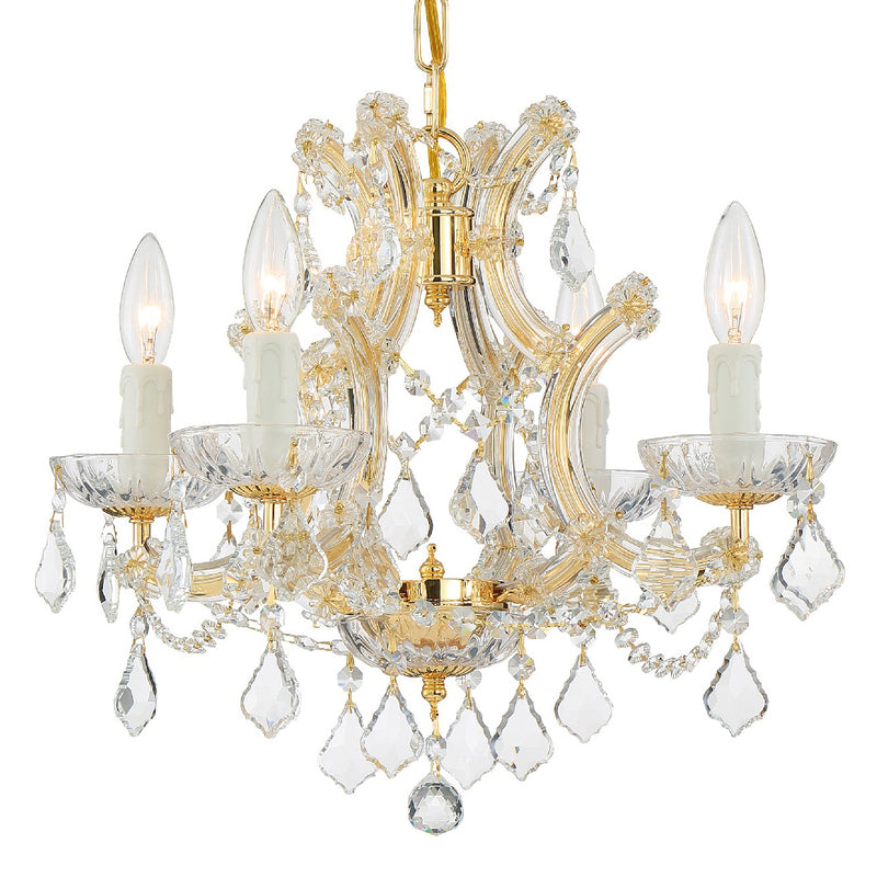 Crystorama Maria Theresa 4474 4-Light Mini Chandelier