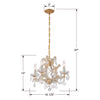 Crystorama Maria Theresa 4474 4-Light Mini Chandelier