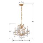 Crystorama Maria Theresa 4474 4-Light Mini Chandelier