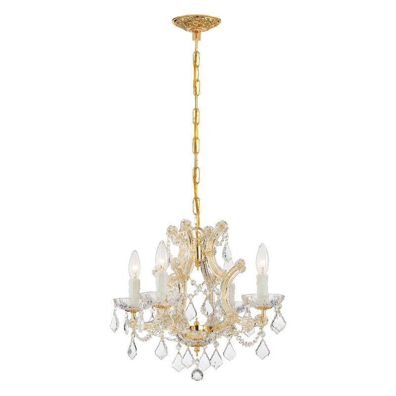 Crystorama Maria Theresa 4474 4-Light Mini Chandelier