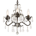 Crystorama Paris Market 4534 3-Light Mini Chandelier