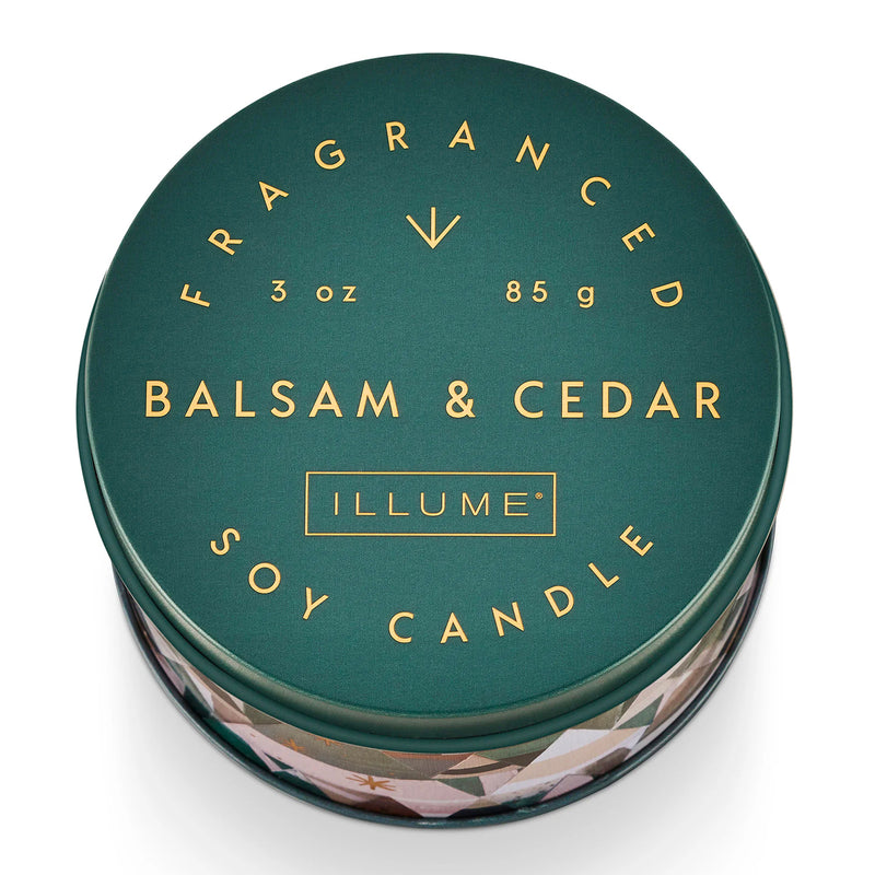 ILLUME Balsam & Cedar Candle Trio Gift Set