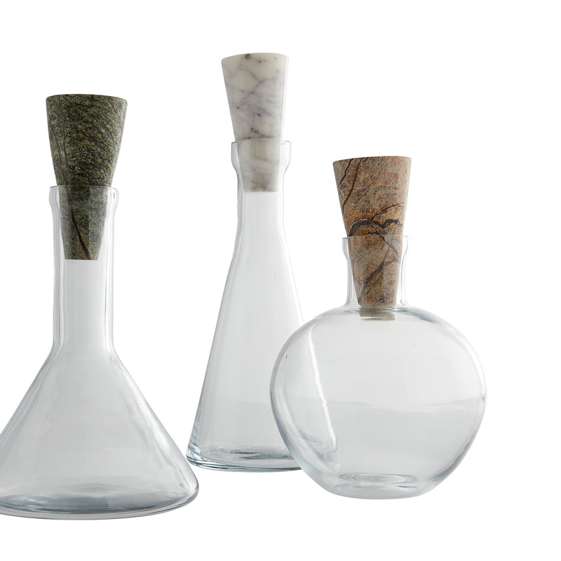 Arteriors Oaklee Decanter Set of 3