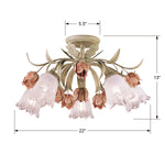 Crystorama Southport Semi Flush Ceiling Mount