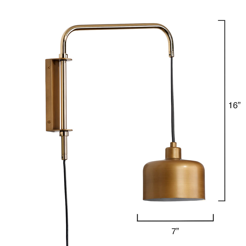 Jamie Young Jeno Swing Arm Wall Sconce