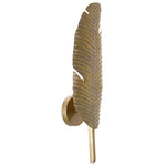 Currey & Co Tropical Leaf Wall Sconce