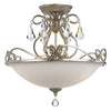 Crystorama Ashton Semi Flush Ceiling Mount