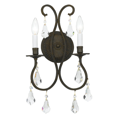 Crystorama Ashton 2-Light Wall Sconce