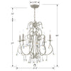 Crystorama Ashton 6-Light Chandelier