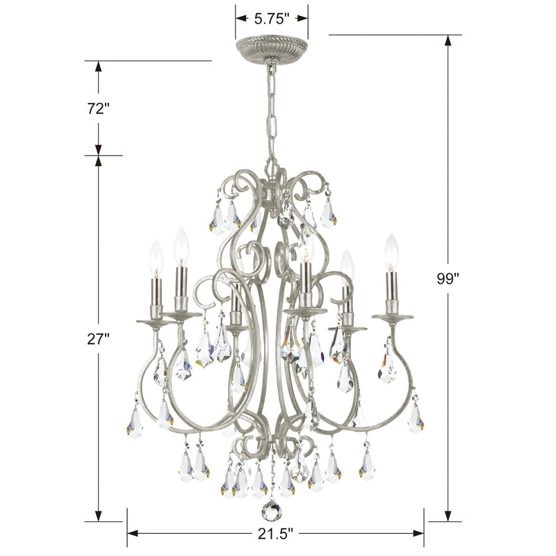 Crystorama Ashton 6-Light Chandelier