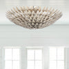 Crystorama Broche 6-Light Flush Ceiling Mount