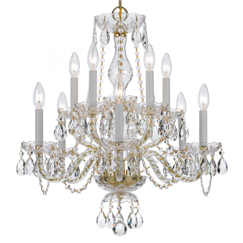 Crystorama Traditional Crystal 5080 10-Light Chandelier