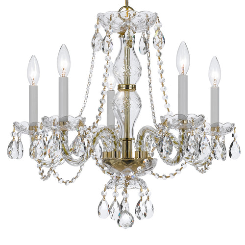 Crystorama Traditional Crystal 5085 5-Light Chandelier