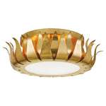 Crystorama Broche 3-Light Flush Ceiling Mount