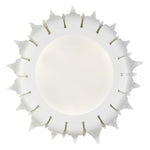 Crystorama Broche 3-Light Flush Ceiling Mount