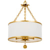 Crystorama Broche 3-Light Chandelier