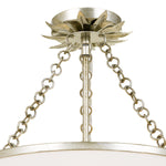 Crystorama Broche 3-Light Semi Flush Ceiling Mount