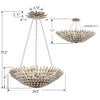 Crystorama Broche 517 6-Light Chandelier