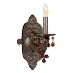 Crystorama Paris Market Murano Drop 5201 1-Light Wall Sconce