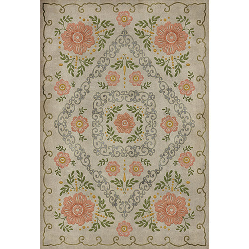 Pattern 69 - A Little Decorum Vinyl Floorcloth