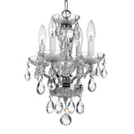 Crystorama Traditional Crystal 5534 4-Light Mini Chandelier