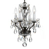 Crystorama Traditional Crystal 5534 4-Light Mini Chandelier