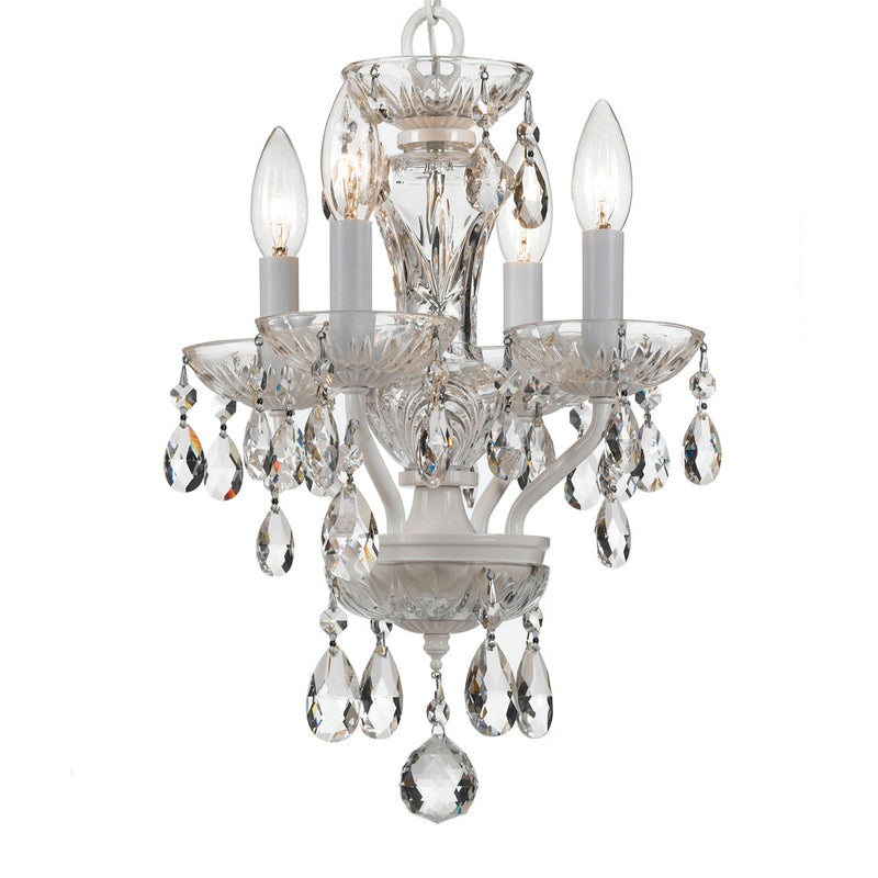 Crystorama Traditional Crystal 5534 4-Light Mini Chandelier