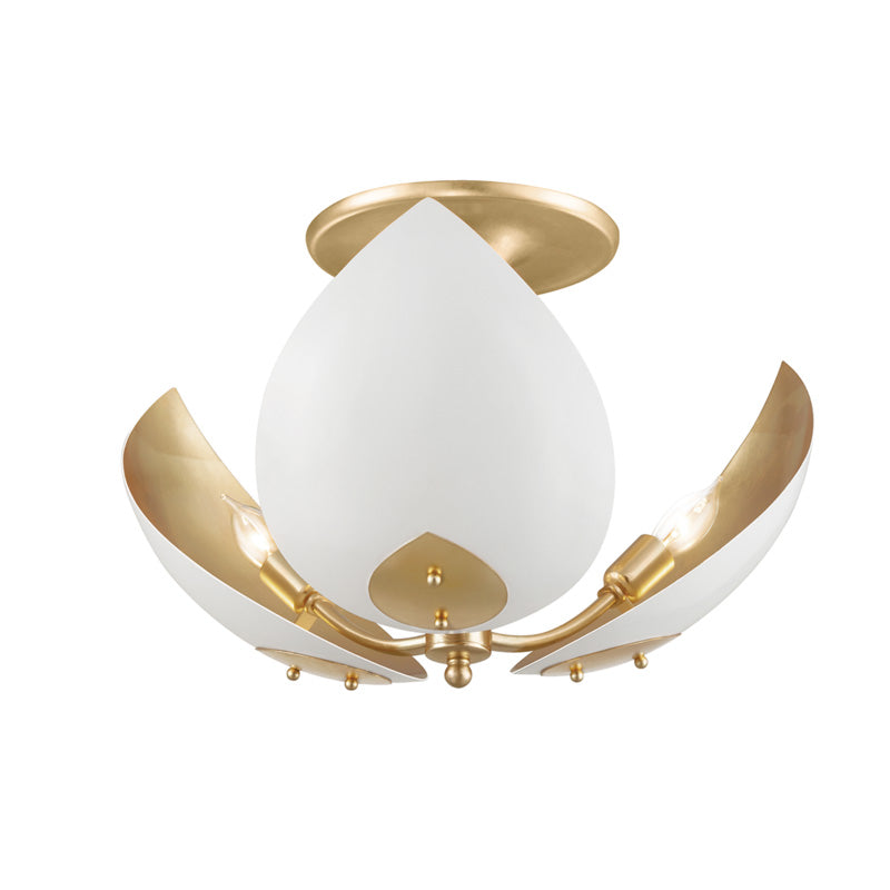 Hudson Valley Lighting Lotus Semi Flush Ceiling Mount